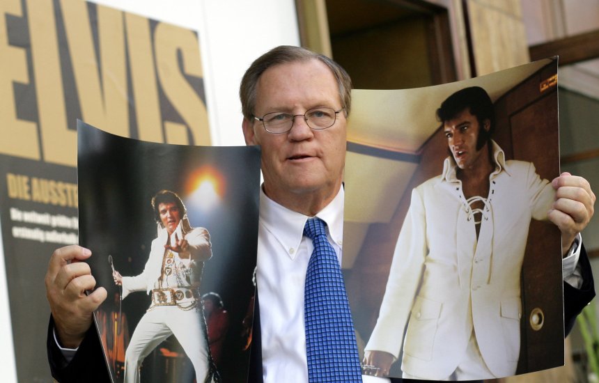 Ed Bonja 2007 bei der Eröffnung einer Elvis Ausstellung zum 30. Todestag des Musikers