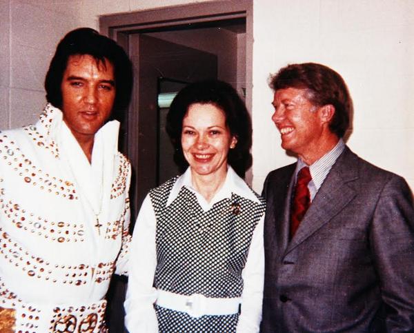 Elvis Jimmy Carter and Wife