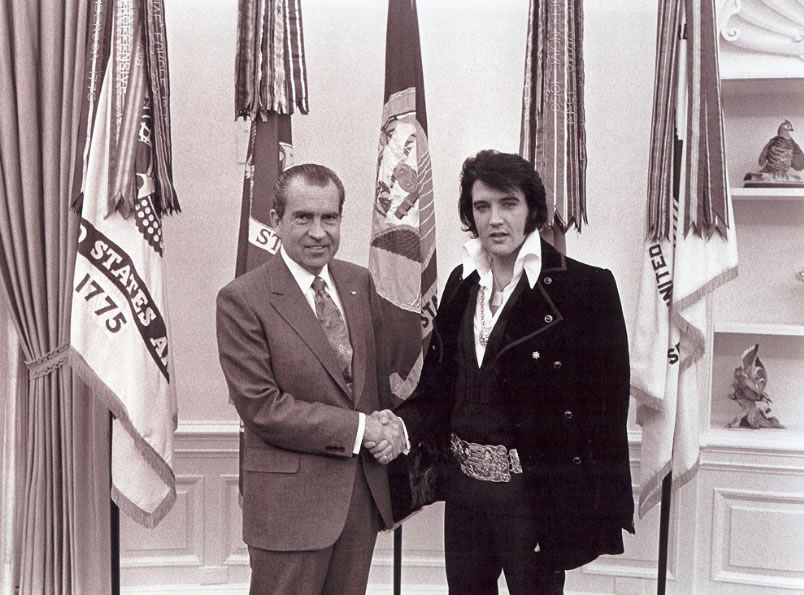 Elvis Nixon 1970